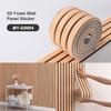 1Roll SXP Foam Wall Sticker 3D Wall Panel 11mm Thick Self Adhesive Skirting Board Wainscoting Suitable for All Indoor Spaces
