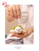 Coconut Turtle Pendant Keychain - Beach Plush Figurine for Backpack Accessories