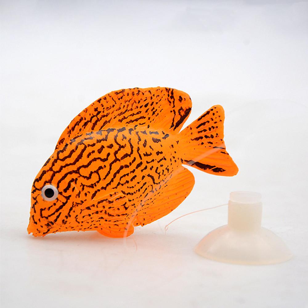 Plastic Swimming Faux Fake Gold Fish Aquarium Fish Tank Decor Orname Gift
