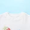 Girls' Strawberry Star T-Shirt & Pink Plaid Pants Set