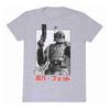 STAR WARS Unisex tričko Boba Fett Katakana pro dospělé pro dospělé