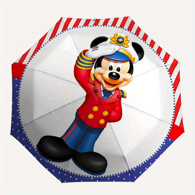 

1pc Mickey Mouse 8-Rib Automatic Folding Umbrella, Portable & Foldable, Casual Outdoor Use, Outdoor Umbrella y250726022