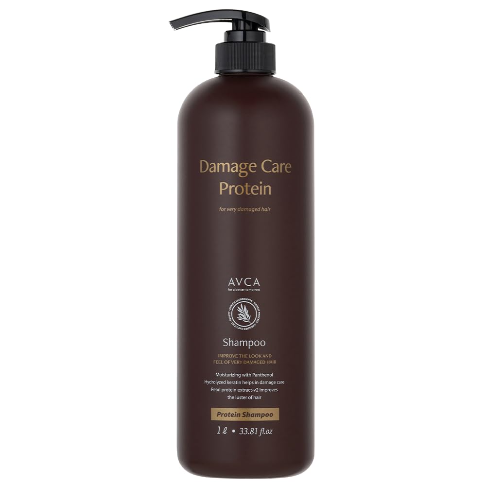 

AVCA Damage Solution Protein Shampoo for Damaged Hair 1000ml
