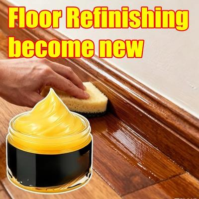100g Natural Beeswax Wood Care Polish, Furniture Floor Restorer Shine Wax, Home Wood Maintenance Cleaning Repair Wax