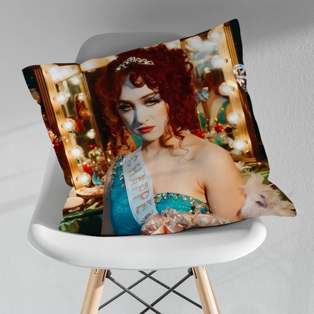 CChappell Roan Midwest Princess Pillow Case For 30x30cm45x45cm55x55cm For Home Bedroom Decoration And Protector