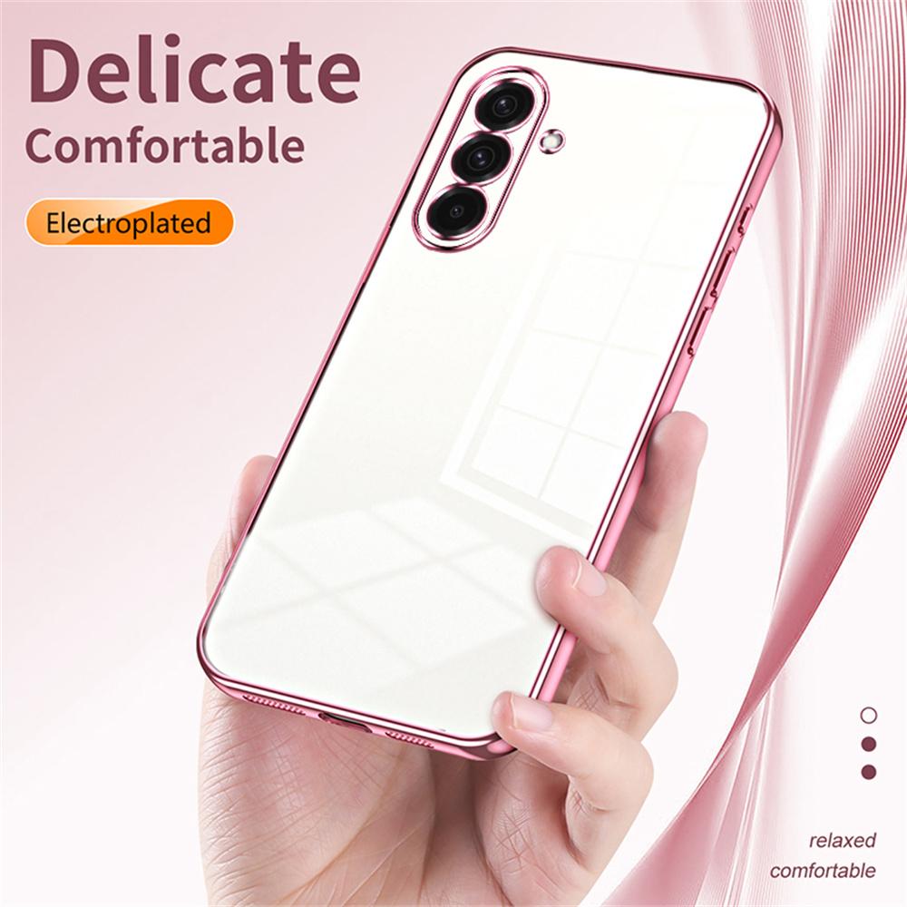For Samsung Galaxy A36 5G Case Electroplating Frame Soft TPU Phone Cover