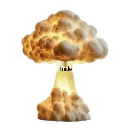 Mushroom Cloud Table Lamp – Atomic Bomb Design