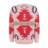QICED Contrast Color Women's Knitwear Autumn Winter Christmas Long Sleeve Sweater Women
