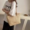New Large Capacity Tote Bag On The Beach Vacation Simple Shoulder Bag for Women In Summer Casual Beach Bag