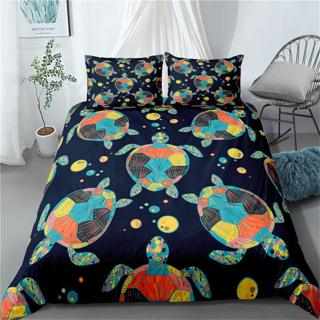 Sea Turtle Single/Double/Queen/King/Super King Bed Duvet Doona Quilt Cover Set