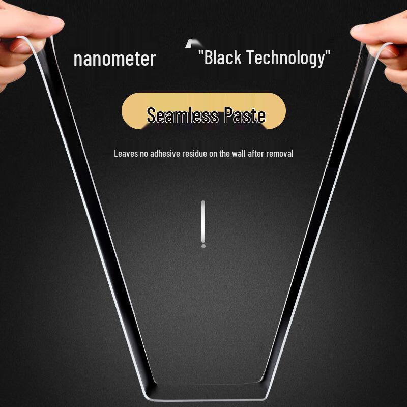 High-Viscosity Clear Waterproof Nano Tape - Strong, Traceless, Double-Sided Acrylic Adhesive