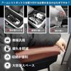 Universal Armrest Storage Large External Console 7 USB Charging Armrest Interior Center Console Box for Roomy Box, Double-Layer, Capacity, Box,
