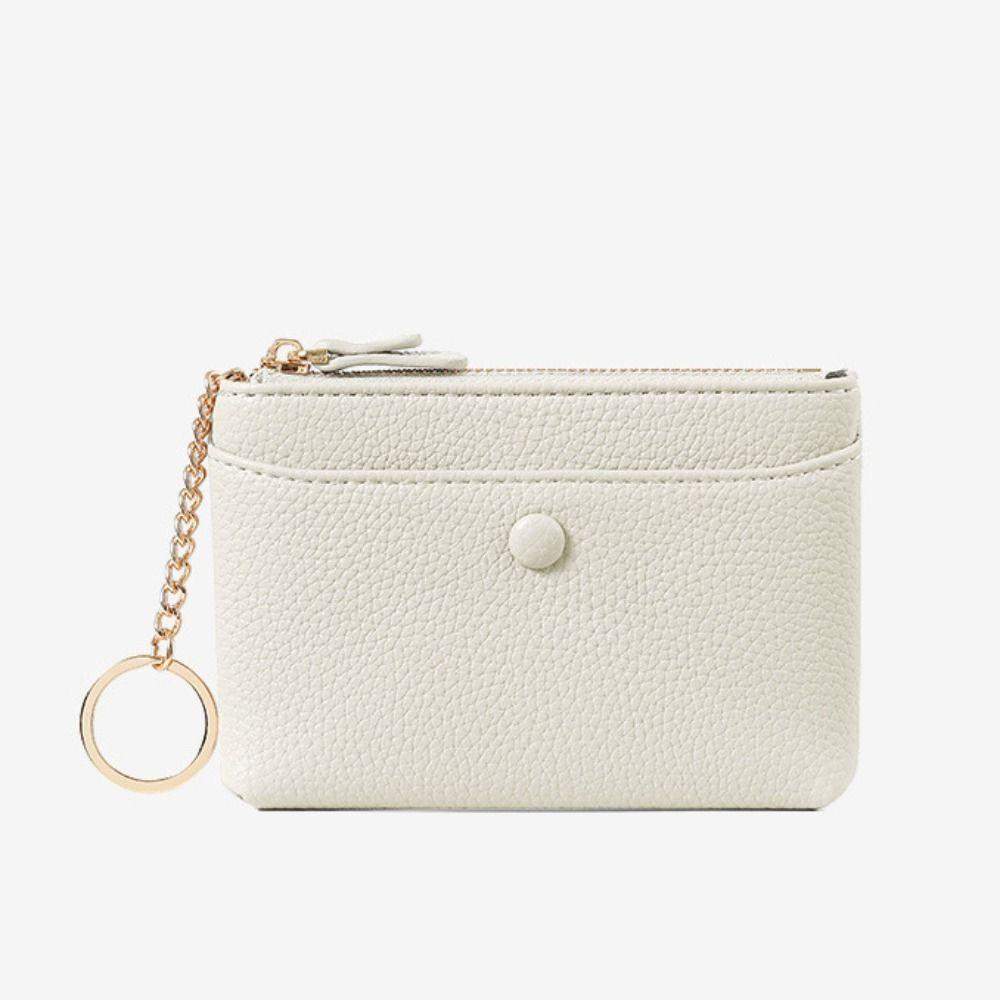 Card Holder Mini Coin Purse Pure Color Short Wallet Fashion Change Bag  Gift