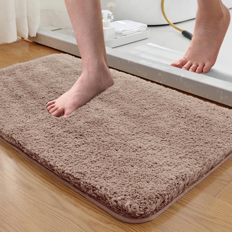 Non-slip Bathroom Door Mats: Quick-Drying, Absorbent Floor and Toilet Carpets