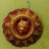 Golden Dragon Hanging Wind Spinner - 360° Rotating Metal Garden Decor with Fierce Dragon Design, Vibrant Red & Golden Colors