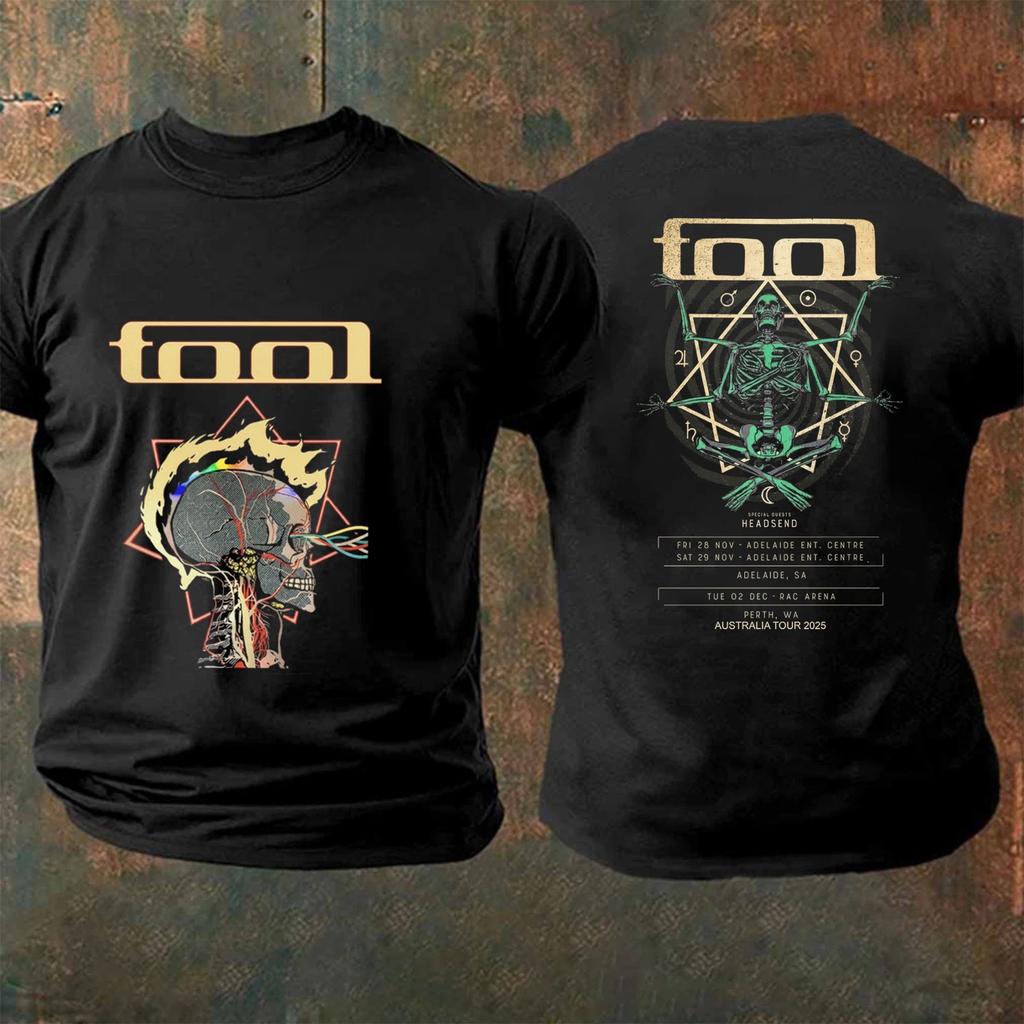Tool Zespół Australia Trasa 2026 Koncert Rockowy Koszulka Tool Koszulka z Trasy S-5XL