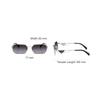 Prada Irregular Shape Sunglasses Women Sunglasses Silver PR-A51S1BC90A