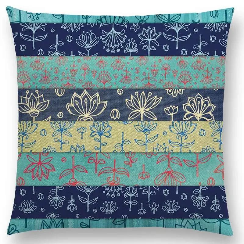 New Abstract Iridescent Stripes Bubbles Pastel Rainbow Geometric Painting Watercolor Sofa Throw Pillow Case Car Cushion Cover