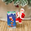 Electric Santa Claus Climbing Beads Plush Doll Santa Claus Pendant Children's Christmas Gift Decoration