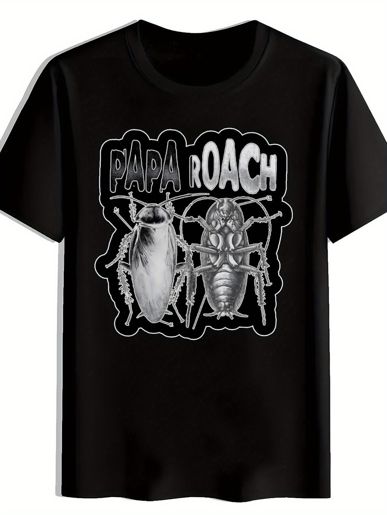 T-shirt Two Cockroaches PAPA ROACH Print M