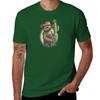 Sloth cowboy T-Shirt graphics plus size tops animal prinfor boys t shirts men