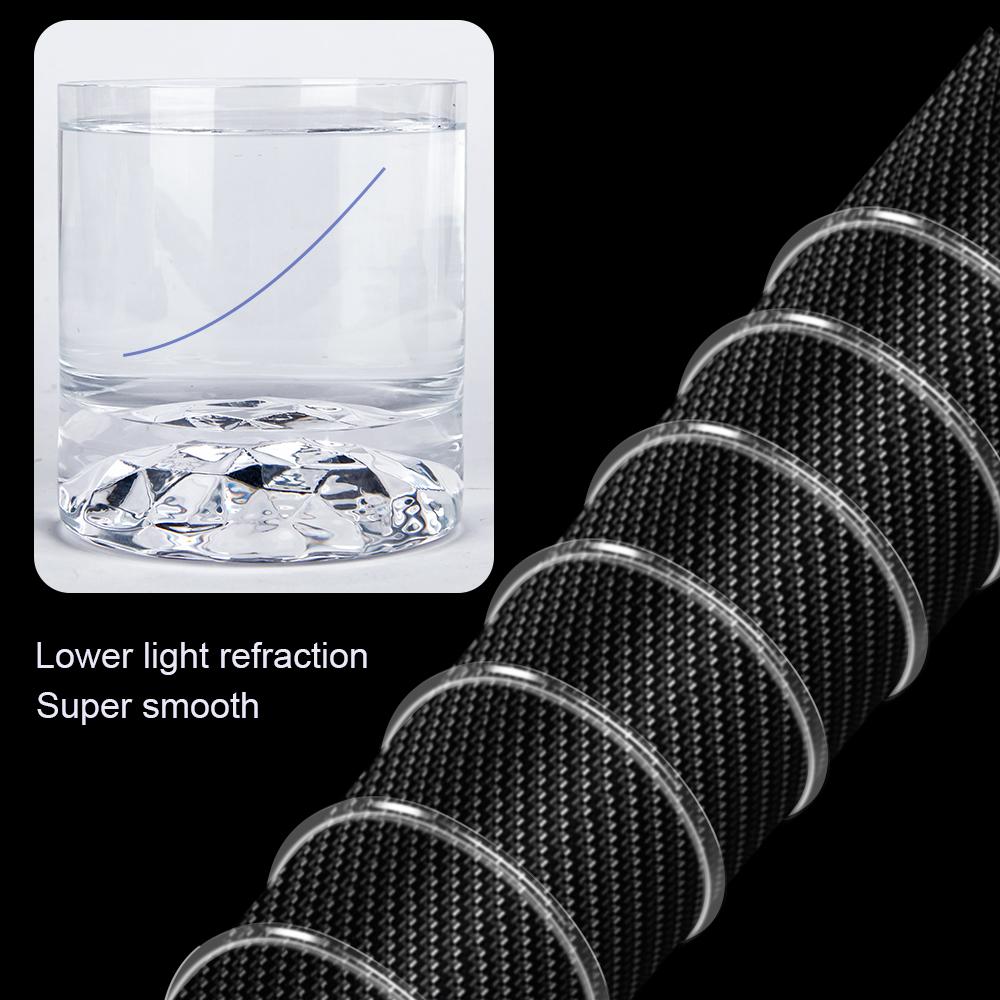 1000M Fluorocarbon Coating Fishing Line 0.14mm-0.50mm 4.0LB-24.5LB Carbon Fiber Leader Line Fishing Lure Wire Sinking Line Japan