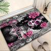 1PC Custom Name Day Dead Art Theme Floor Mat Ideal for Living Room, Game Rooms, Office, Bedroom,Floor Mat Playful Design