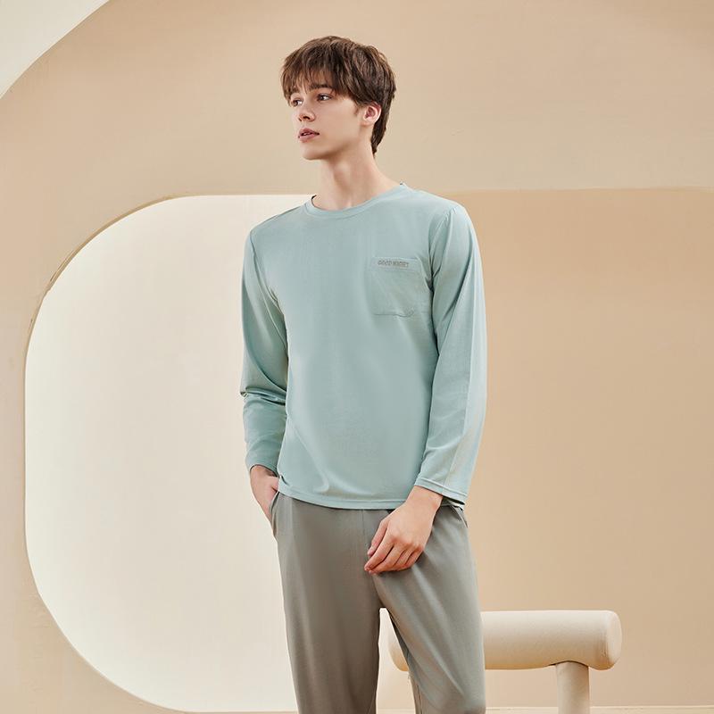 

Женский пижамный комплект с длинным рукавом из модала Lenzing с чашками XL (Men 130-150 lbs)