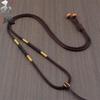 Hand-woven Adjustable Gold Jade Pendant Rope for Men and Women