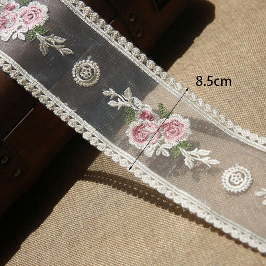 1Y Dantelă Handmade, Panglică Dantelă, Garnituri Dantelă pentru Accesorii de Cusut, Decorațiune Nuntă, Materiale Artizanale DIY