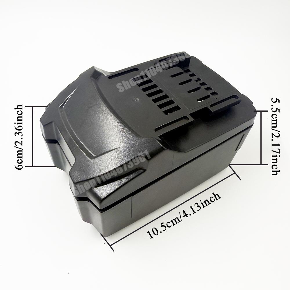 Lithium Battery Plastics Case Storage Box Protection Circuit Board for Metabo 18V Li-ion Battery BS18LT PCB BMS Shell Housings