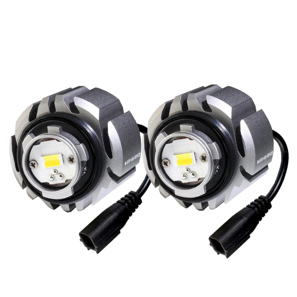 Genuine Toyota L1B 4800lm LED Fog New Genuine Replacement Lime and Vehicle Inspection Left and Set of 2 Lights, Bulbs, Two-Color Switching, Yellow,