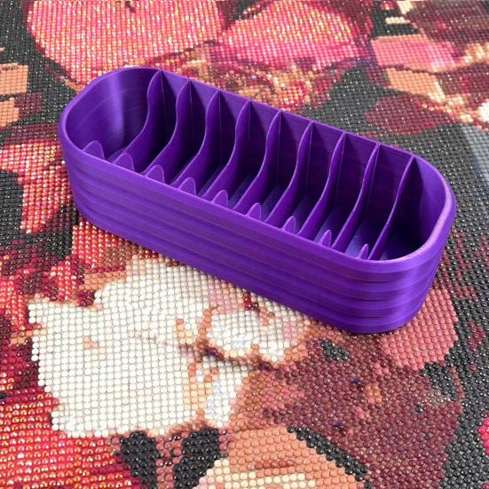 Úložný box na diamantové sáčky Držák na příslušenství pro Diamond Art s 10 přihrádkami Organizér na řemeslnické potřeby pro diamantové sáčky Tužky A Nástroje