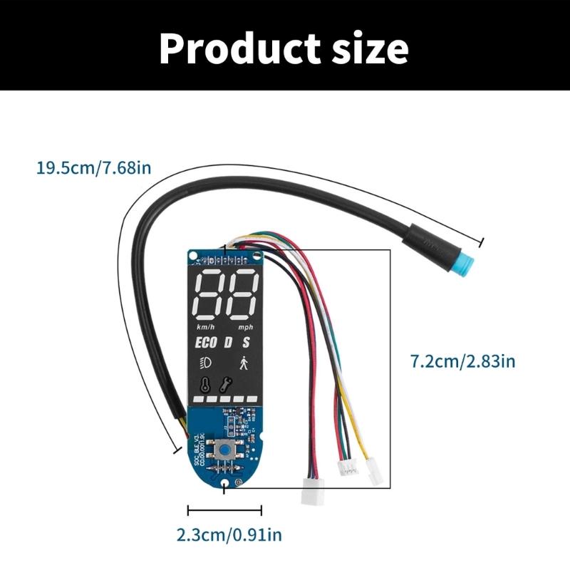 Energy Saving Intelligent Electric Scooter Instrument Panel for F20 F25 F30 F40 Enhances Riding Safety Clear Visibility