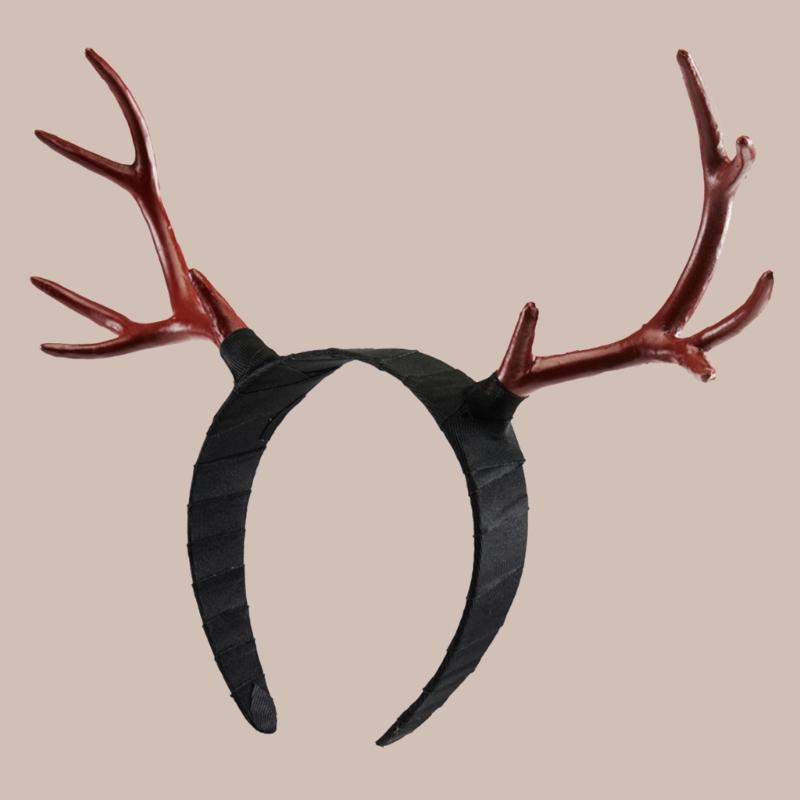 Gothic Antler Horn Cosplay Party Cartoon COSPLAY Halloween Cartoon Role Play Costume Proms Party Live Show Headwear