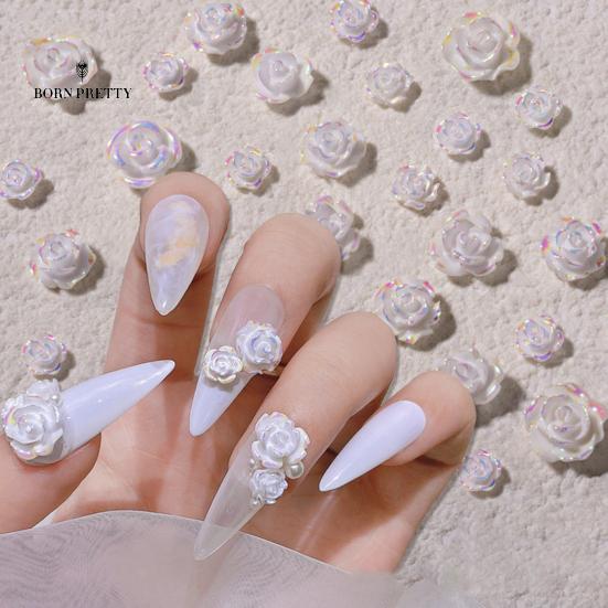 

Цветочный гвоздь Шпильки Ногти Украшения Стильный Высокий Симулятор Тонкое Мастерство