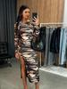 Spring/Summer 2025 Women's Printed Fashion Bodycon Skirt