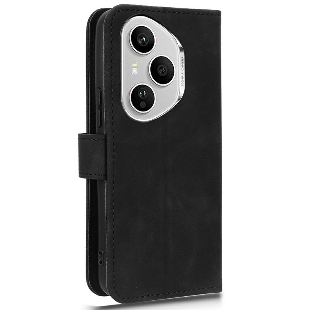 Dla Honor 400 Pro 5G (Światowy) Skórzane etui przyjemne w dotyku odporne na upadki portfel etui na telefon z klapką