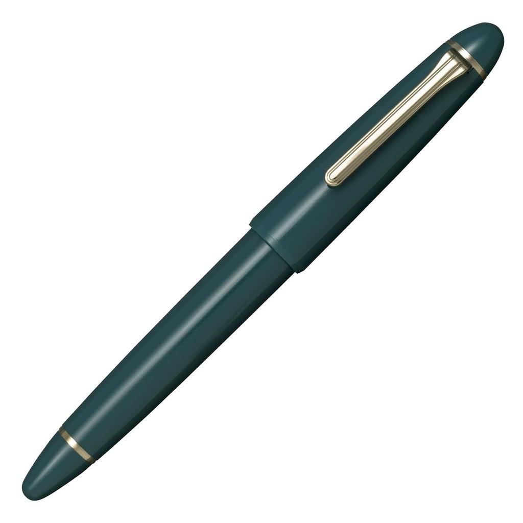Sailor Profit Casual L Fountain Gold Clear Bold Made in Pen, Trim, Green, Nib, Japan, 11-0820-660