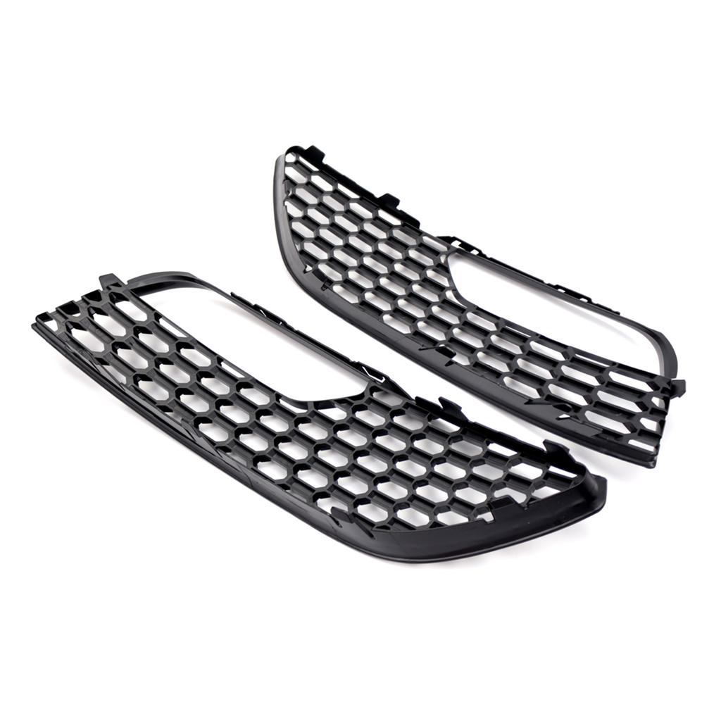 Black Left Right Front Hood Fog Light Lower Grill Grille Cover For A3 2012-2016 Replacement 8V3807681