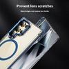 For Samsung Galaxy S24 Ultra Clear Phone Case with Lens Kickstand Cover Compatible with MagSafe