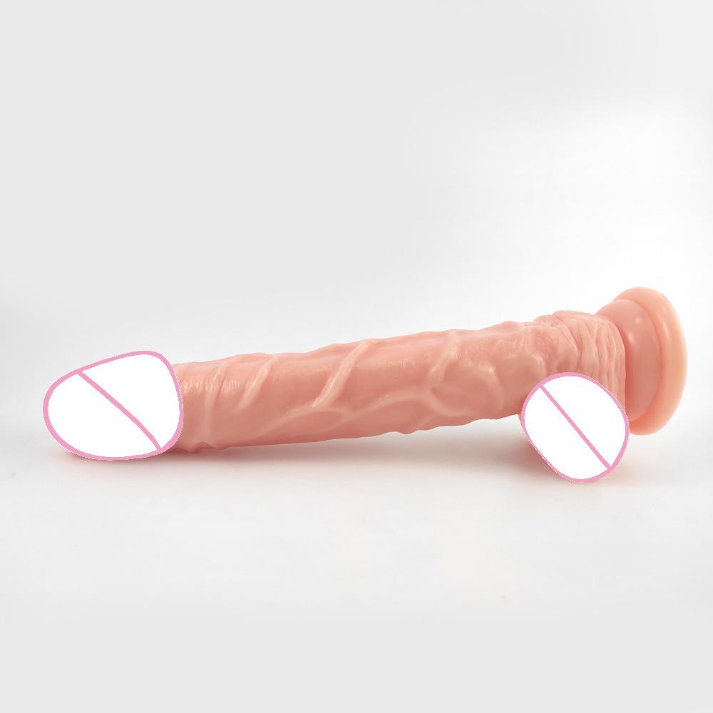 Simulated Dildo Length 25cm/9.84in Diameter 4cm/1.57in Female Masturbator Soft Dildo