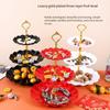 3-stöckiger Cupcake-Ständer, Obsttellerhalter, Desserts, Snacks, Süßigkeiten, Buffetständer, Turm für Weihnachten, Hochzeit, Party, Kuchen, Desserttablett