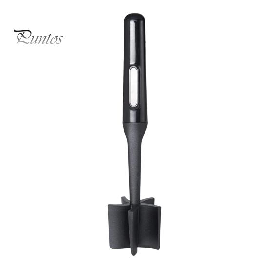 

Лопатка для мясорубки, прочный измельчитель говяжьего фарша, гамбургер, измельчитель мяса, легко измельчает мясной фарш, не содержит бисфенол А, многофункциональный кухонный инструмент чёрный