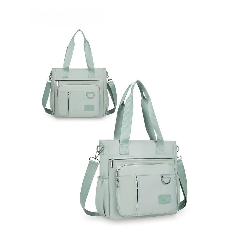 Women’s Oxford Tote Bag Large Capacity Shoulder Bag Casual Crossbody Handbag Multi Pocket Travel Messenger Bag