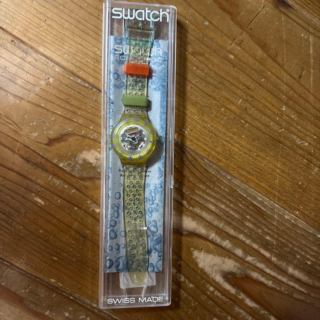 Used swatch Scuba 200 Jelly Bubbles Vintage Very Good Condition