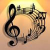 Elegant Wrought Iron Music Symbol Wall Art Black Abstract Metal Sign for Halloween Christmas Decor Farmhouse Gift