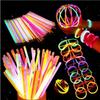 Nowa 2025 Fluorescencyjna Bransoletka w Kształcie Patyka Naszyjnik Glow Stick Bransoletka Materiały Imprezowe Dekoracja Koncertowa Jednorazowy Fluorescencyjny Patyk