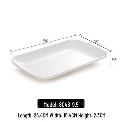 Handun Melamine Rectangular Side Dish Plate