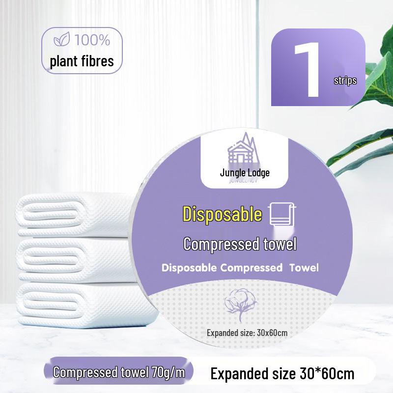 

Extra Large Compressed Disposable Travel Bath Towels - Individually Packaged & Portable Individually Packaged